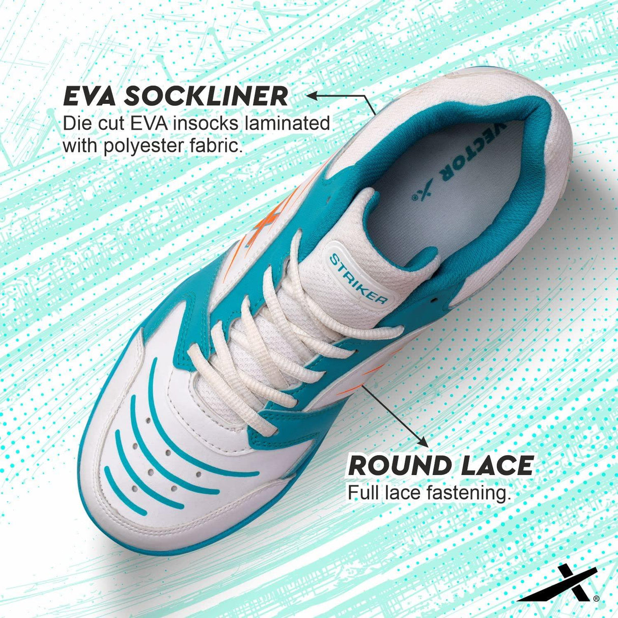VECTOR X Striker Cricket Shoes For Men