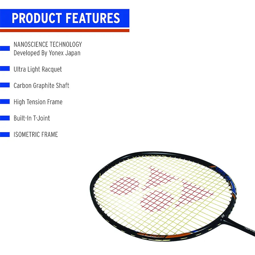 Yonex Nanoray Light 18i Graphite Badminton Racquet With Free Full Cover 