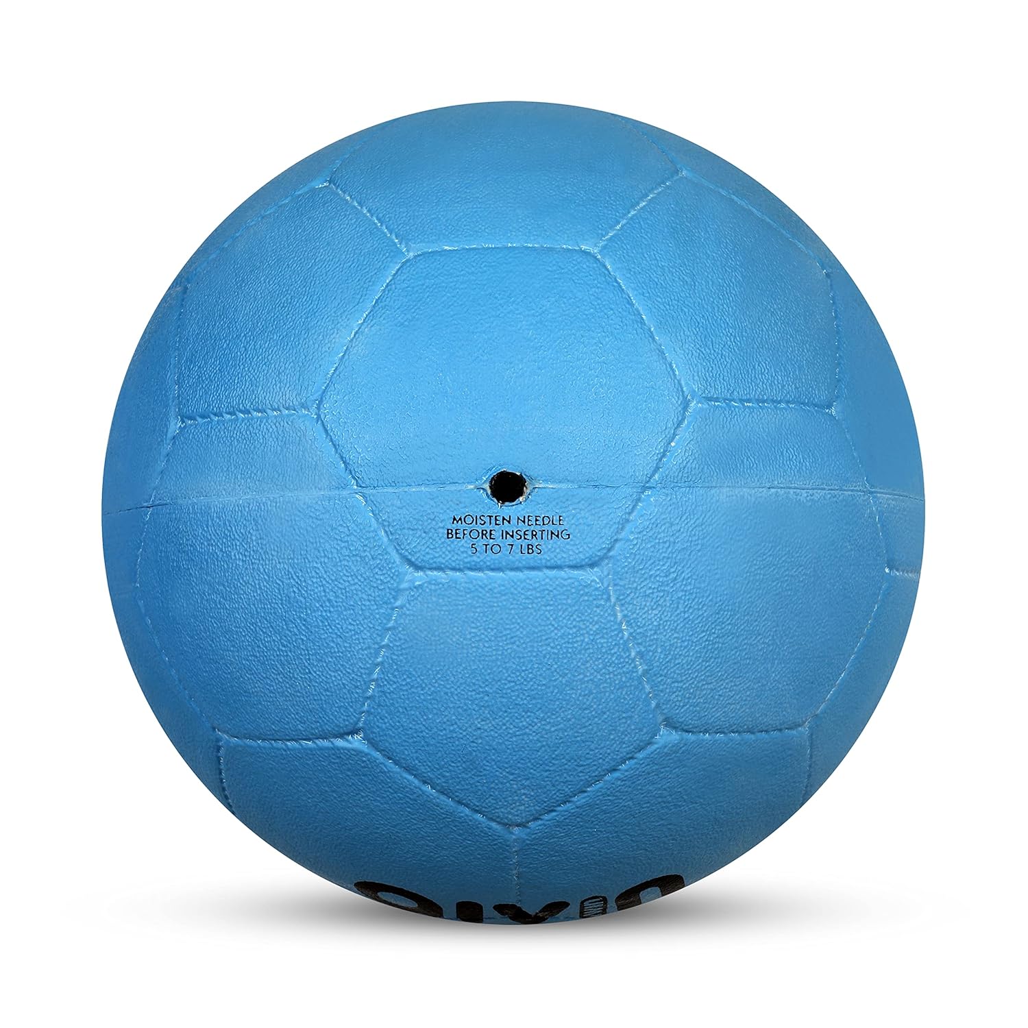 Aivin Ocean Champion League Rubber Molded Football Game, for Training, Match, Sports, Playing, Outdoor Ball, Durable & Water Resistance Football for Practice, 32 Panel, Size-5 (Sky Blue)