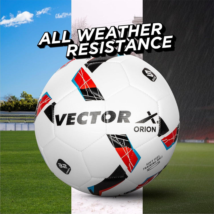 VECTOR X Orion TPU Machine Stitched | Match | Training | Practice| Professional Football - Size: 5 (Pack of 1)