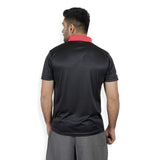STAG GLOBAL Viper Black Men's Solid  Athletic Fit Polo T-Shirt, Lightweight And Breathable Sportswear for Men's