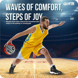 AIVIN Wave Men's Basketball Shoes - Superior Traction, Slip Resistant Rubber outsole, Bouncy EVA insole for Plush comfort, Multi directional Flexibility