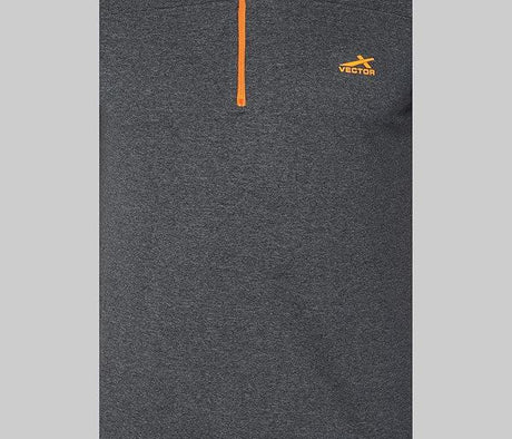 Vector X Mens Gym Fitness Body Fit Ban-collar T-shirt Jersey