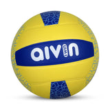AIVIN Spectre Volleyball,Volleyball Game, for Match Ball, Training Ball, Indoor, Outdoor Ball, Durable for Practice, Waterproof and Suitable for All Surface, 18 Panel, (Yellow) Size-4