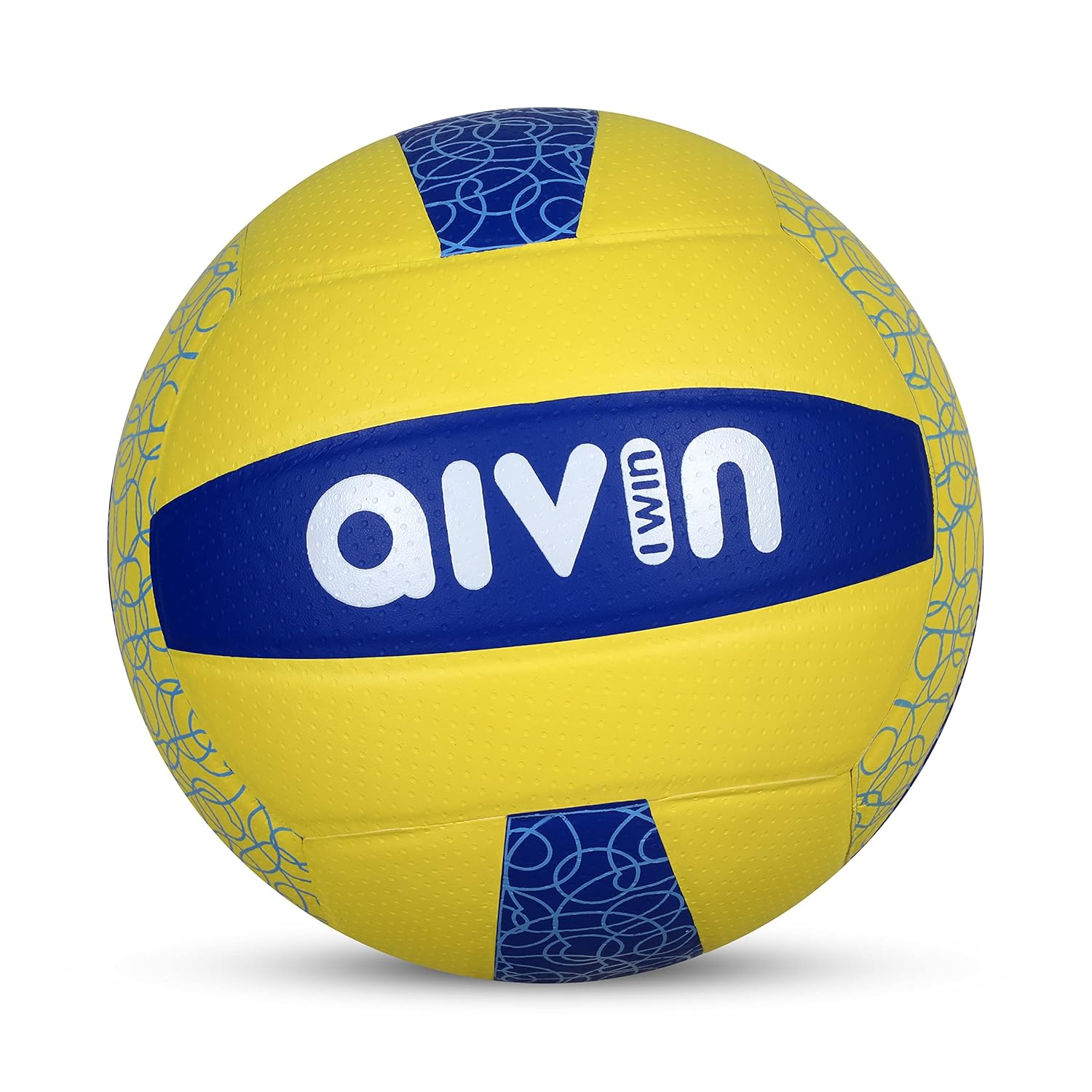 AIVIN Spectre Volleyball,Volleyball Game, for Match Ball, Training Ball, Indoor, Outdoor Ball, Durable for Practice, Waterproof and Suitable for All Surface, 18 Panel, (Yellow) Size-4