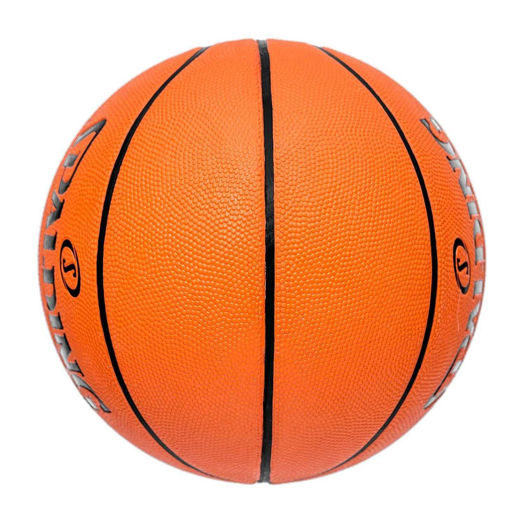 Spalding Varsity TF-150 Rubber Basketball with Free Air Needle (Size-7, Color: Orange), Pack of 1