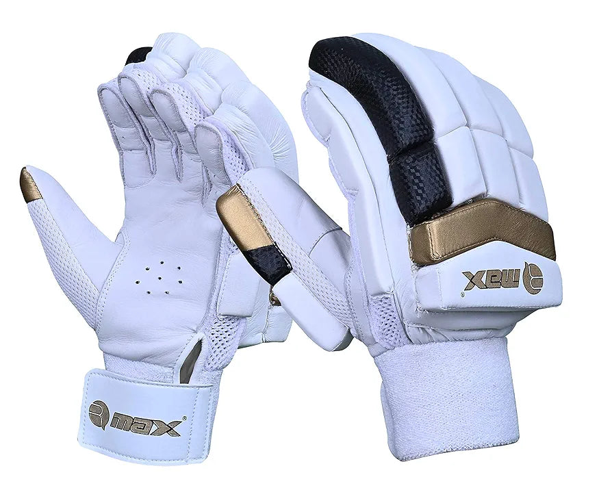 RMAX Unisex Leather & PU Cricket Batting Gloves 