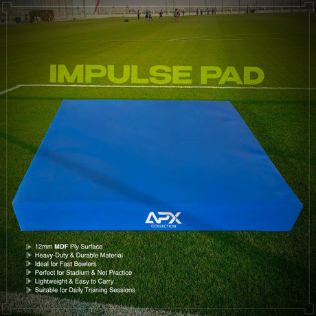 STAG GLOBAL APX Impulse Cricket Bowling Pad | Heavy-Duty Training Board | Ideal for Fast Bowlers | Durable Practice Mat for Stadium Net Sessions & Daily Cricket Training