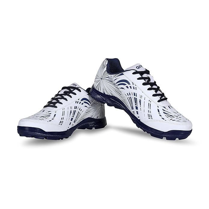 Aivin County Cricket Shoes for Men with Synthetic Leather Upper/Sports Shoes/EVA Sock Liner for Sports/Leightweight Shoe