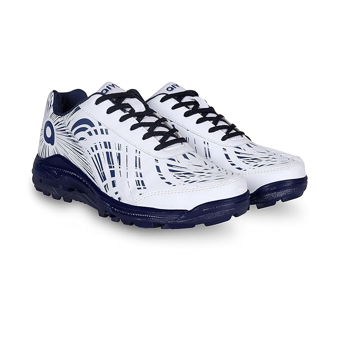 Aivin County Cricket Shoes for Men with Synthetic Leather Upper/Sports Shoes/EVA Sock Liner for Sports/Leightweight Shoe