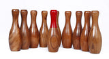 Synco Wooden Lawn Bowling & Ring Toss Game for Kids and Adults | 2-in-1 Game Set