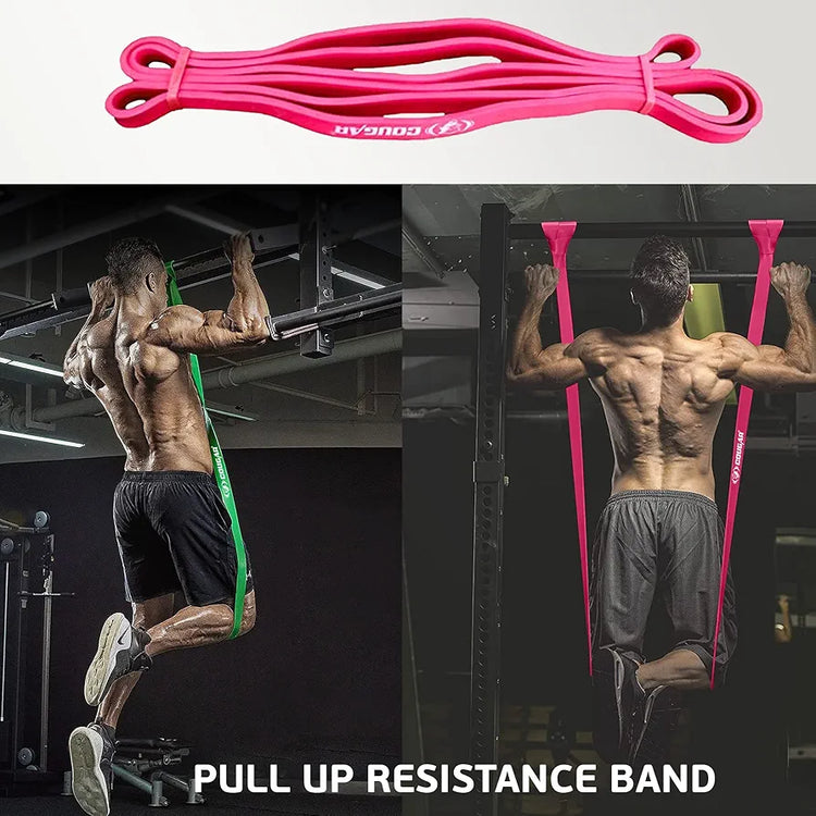 Cougar Resistance Band Pull Up Assist Power Band for Workout, Muscle Tone, Weight Loss Exercises & Body Powerlifting 