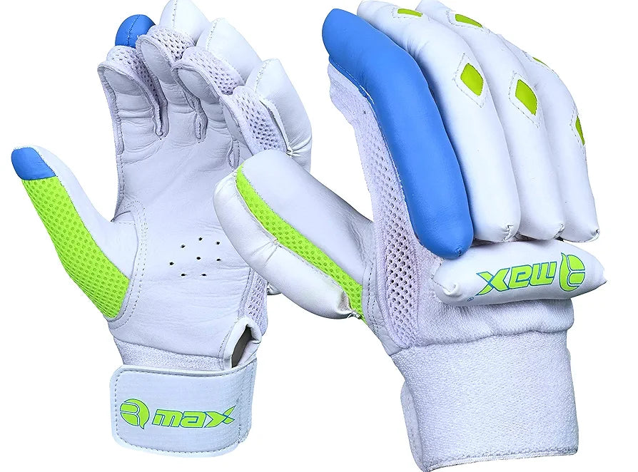 RMAX Unisex Leather & PVC Cricket Batting Gloves 
