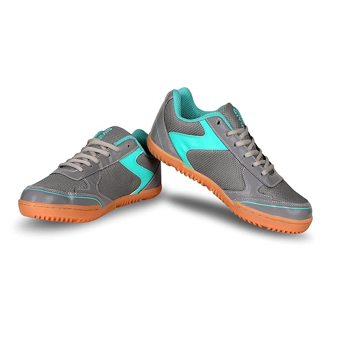 AIVIN Clash Badminton Shoes for Men, Rubber Sole with PVC Synthetic Leather Upper and mesh for Sports, Badminton, Volleyball, Squash, and Table Tennis Light Weight Shoes