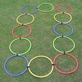 COUGAR Speed Ring Ladder |Training Fitness Agility Workout Excercise for Soccer Football Tennis Baseball Drills Athletic Ladder 