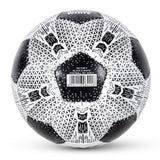 Vector X Black & White Football/Rubberized Hand Stitched Football/32 Panel/Suitable for Hard Ground Without Grass/Training Football/for Men/Women/Size - 5 (Black/White)