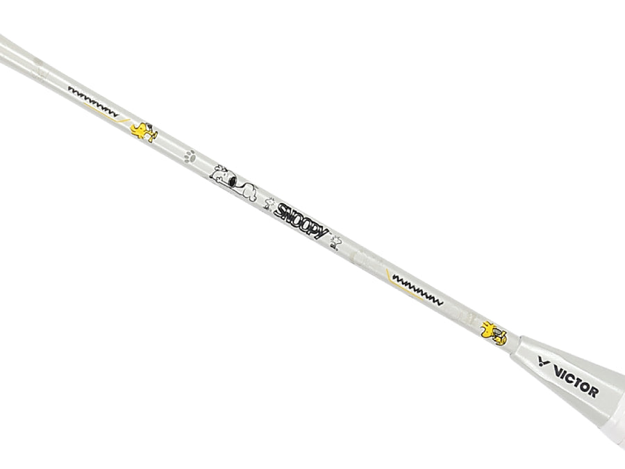 Victor X Peanuts Snoopy Auraspeed SN Unstrung [White] ARS-SN A Unstrung Professional Badminton Racket