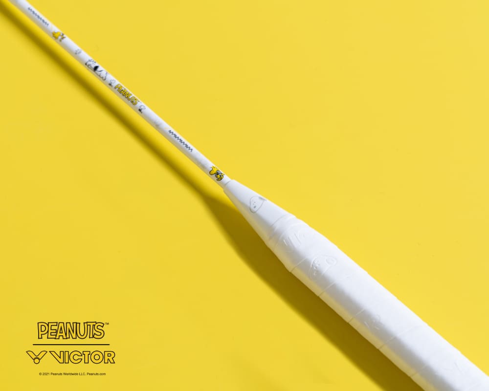Victor X Peanuts Snoopy Auraspeed SN Unstrung [White] ARS-SN A Unstrung Professional Badminton Racket