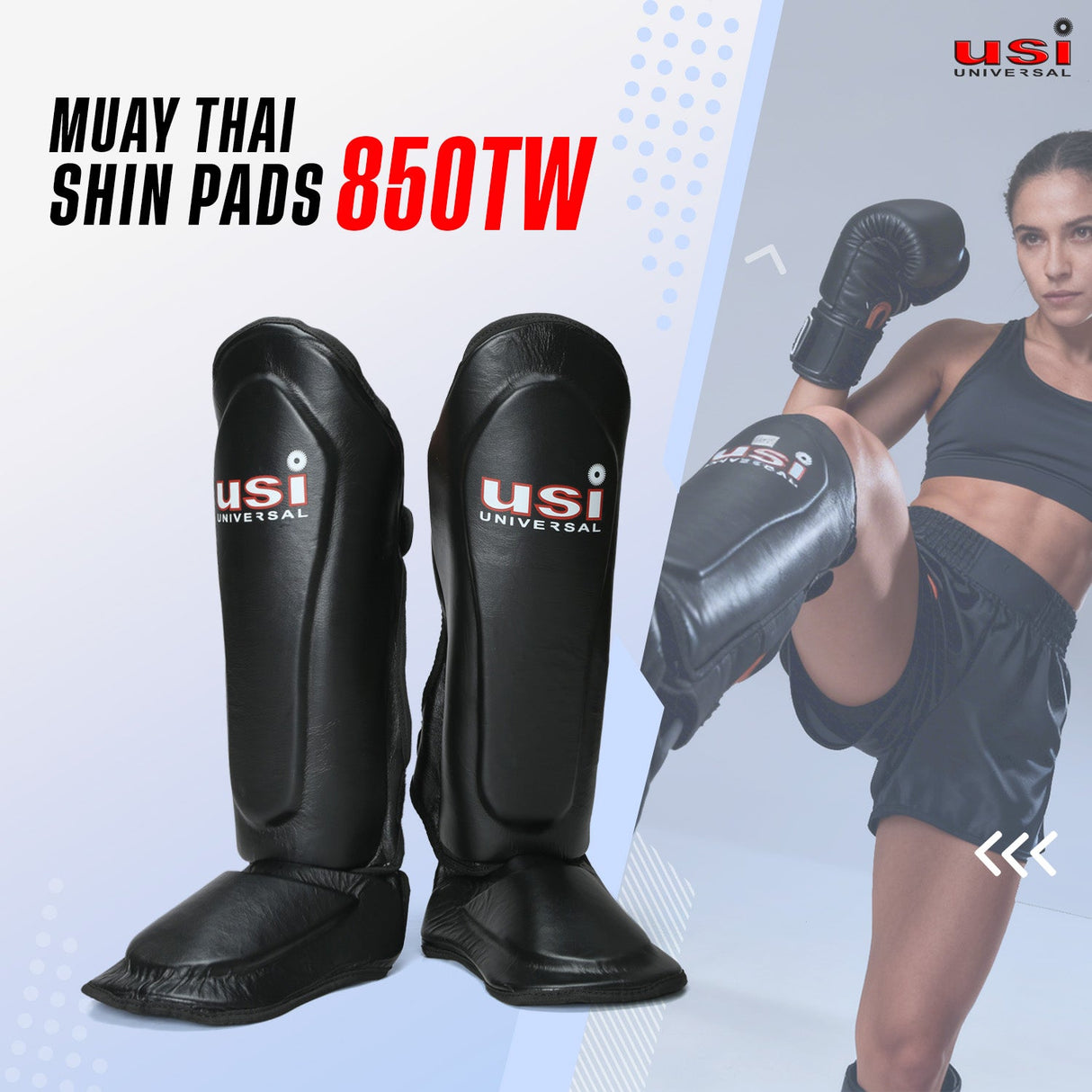 USI 850 SHIN PADS WITH INSTEP