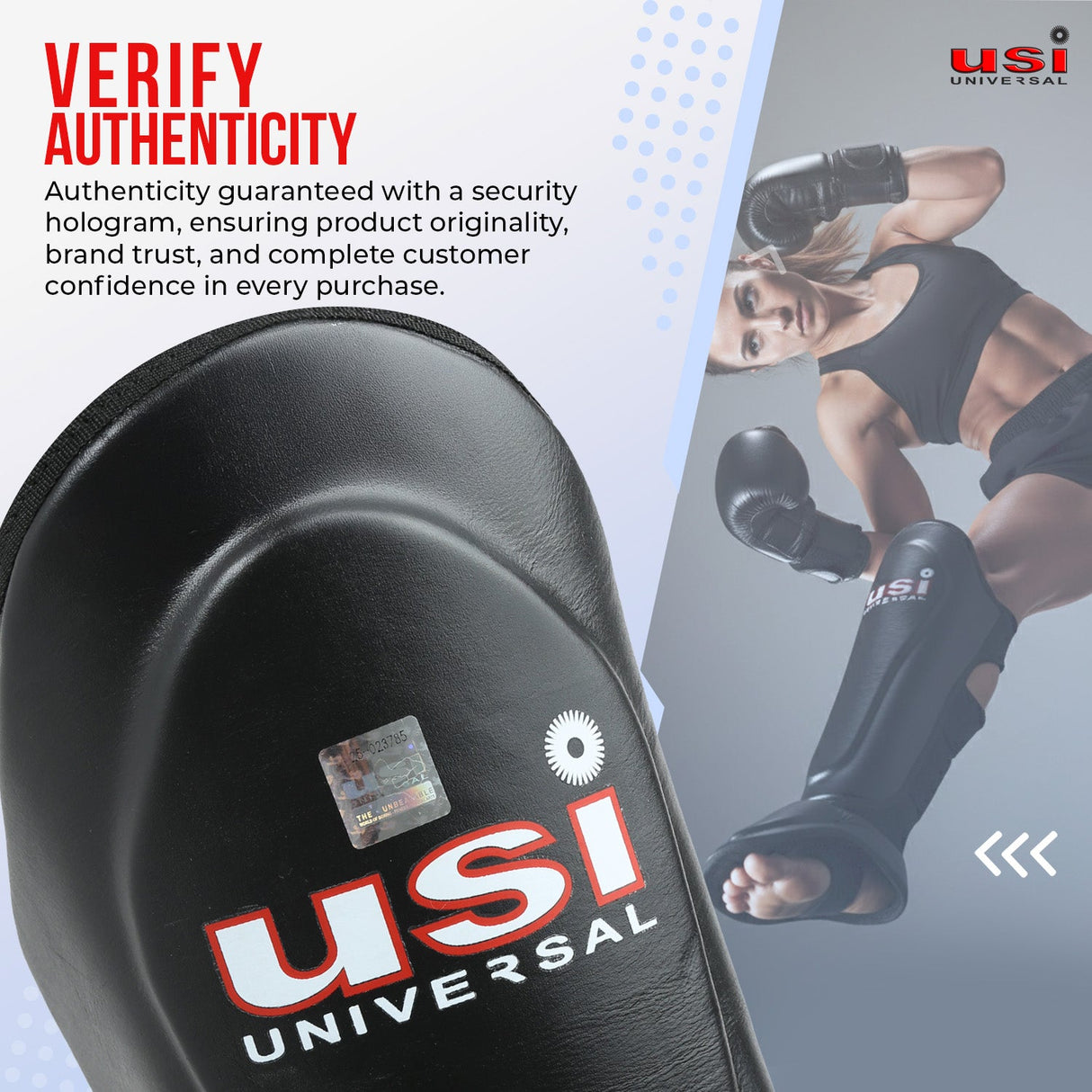 USI 850 SHIN PADS WITH INSTEP