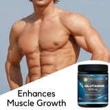 L-Glutamine Powder 5000 mg | Unflavoured | 100% L-Glutamine | 250 g | 50 Servings | Post Workout Recovery Supplement