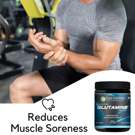 L-Glutamine Powder 100g Muscle Recovery, Endurance & Gut Health