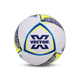 Vector X THRILL 16 Panel EMBOSSED TPU + SR Bladder Machine Stitched Ball|Ideal For Ground, Grass, & Artificial Turf Surface|Match|Training|Practice Soccer Football For Men, Adult, Boys above 15+ Age Size 5 