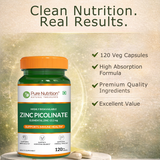 Zinc Picolinate 13.2mg  High Absorption | Immunity & Skin Support
