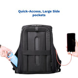 Ghost X Carbon Fiber Anti Theft Office Laptop Backpack for Men – Hard Shell, 25L Professional Work Bag