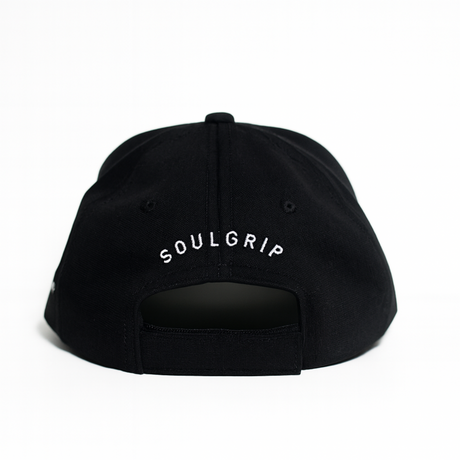 SOULCAP – Premium Dri-Fit Adjustable Baseball Cap (Black/White)