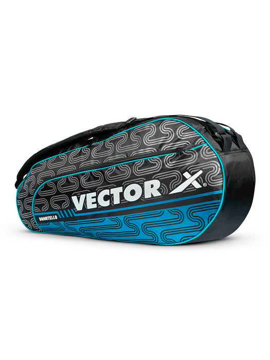 Vector X Donatello Water Resistant 4 Compartment Badminton Bag with Padded Shoulder Strap