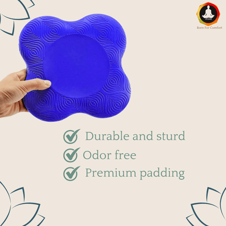Vedam Yoga Knee Pad  (Blue set of 2 pcs) | Industrial