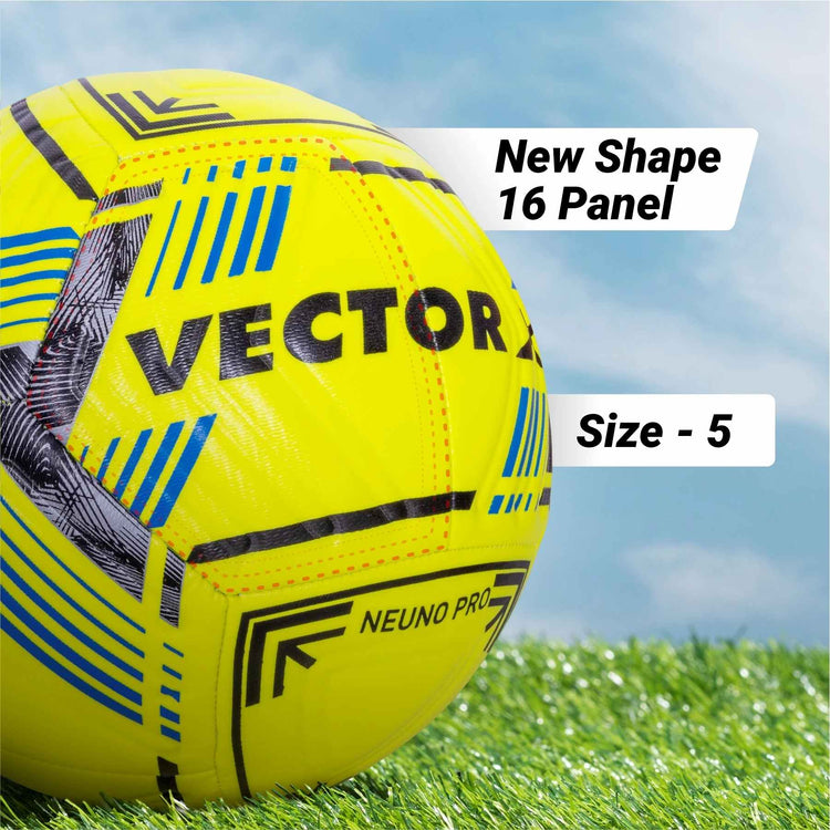 VECTOR X Premium Neuno Pro TPU 3D Embossed Machine Stitched Football - (Standard, Pack of 1)