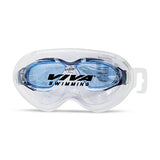 Viva Swimming VIVA-410 High Performance Mask Goggle|Anti Fog|UV Protection|With Branded Case|Unisex Adults/Boys Swimming Goggles