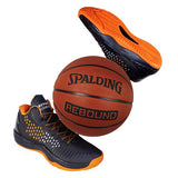 Vector X Cosmic Basketball Shoe with Spalding Rebound Rubber Streetball Basketball Combo Set for Men, Breathable Non Slip Outdoor Sneakers Cushioning Workout Shoes for Fitness
