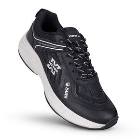 Vector X Hawk Running Court Shoes with Elegant Style TPU Upper|EVA Phylon Rubber Outsole, Lightweight & Comfort Indoor Outdoor Sports Shoe for Boys Men Women