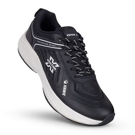 Vector X Hawk Running Court Shoes with Elegant Style TPU Upper|EVA Phylon Rubber Outsole, Lightweight & Comfort Indoor Outdoor Sports Shoe for Boys Men Women