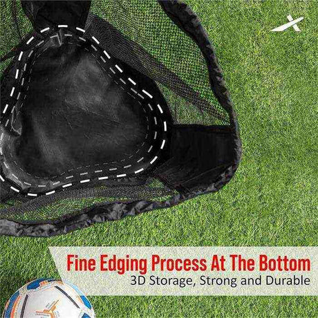 Vector X Sports Ball Bag + Large Storage For Carrying Upto 15 Balls (L Size) (9 Soccer Football Size 5 + 6 Basketball|Durable & Lightweight|Football, Basketball, Volleyball, Netball, Rugby, Beach Ball