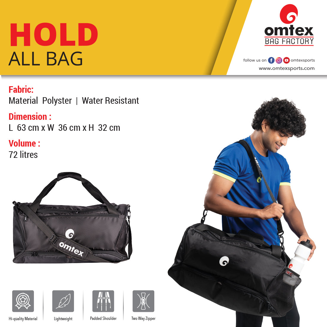 Omtex Gym Bag