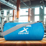 Vector X Attacker Polyester Gym Bag|Shoulder Bag|Sports Bag|Sports & Travel Bag|Duffle Bags for Men & Women|Exercise and Fitness|Black | Capacity - 20 Liter