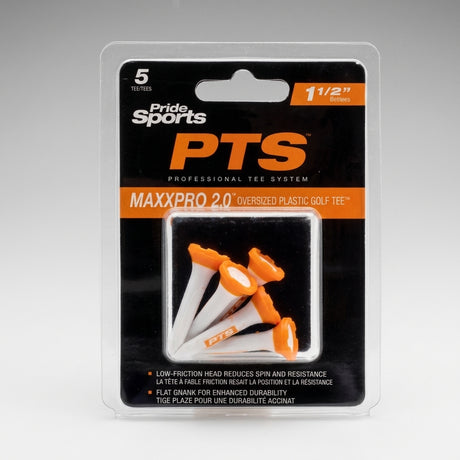 Pride Sports PTS MaxxPro 2.0 Golf Tees 38 MM (5 Count) - bg-swap