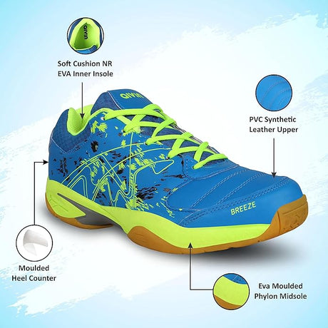 Aivin Breeze Badminton Shoes for Men/Sports and Athletic Footwear with Upper Synthetic/Comfortable Badminton Shoes
