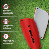 Vector X Invader Shin Guards Soccer for Guards Youth, Adults, Teenagers - Comfortable and Durable