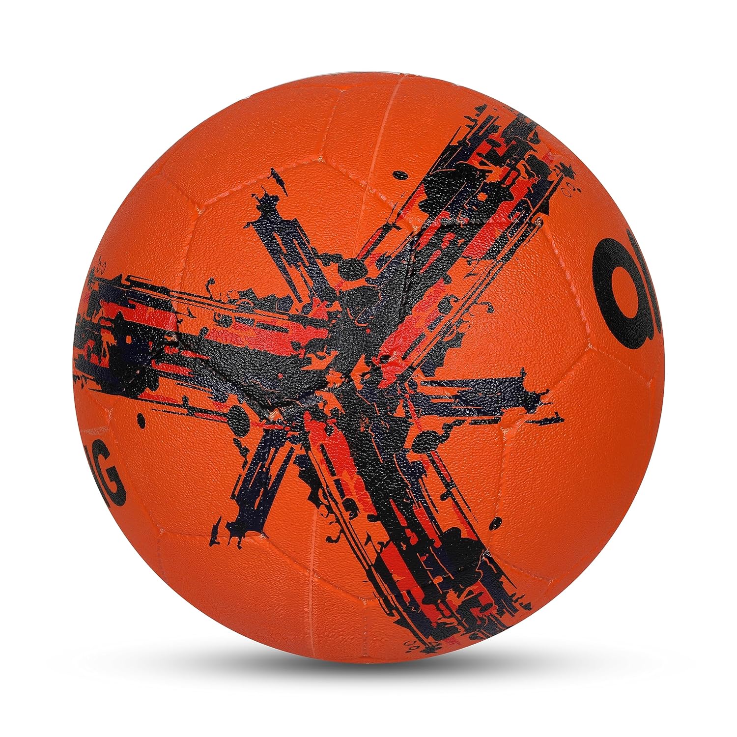 AIVIN Strong Moulded Football Rubberized Moulded/Suitable for Hard Ground Without Grass/Training Ball/Soccer Ball for Men/Women/Football Size -5(Orange)