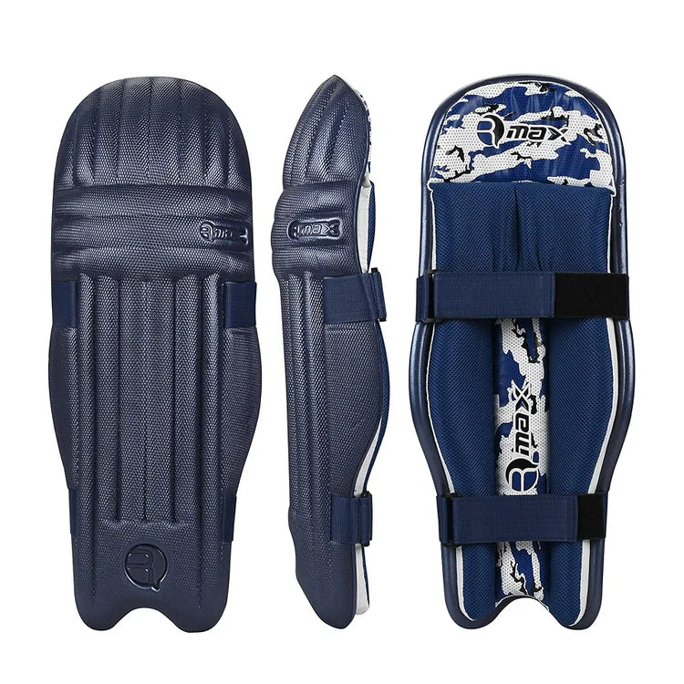 RMAX Cricket Batting Legguard Pad with Lightweight Ambidextrous Design, High-Density Foam Protection, Comfortable Inner Lining, Enhanced Knee and Shin Protection Full Size 