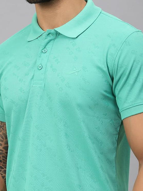 Vector X Sports wear Mens Polo Neck Polyester T-Shirt