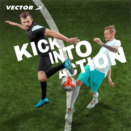 VECTOR X PANTHER Rubberized thermo Fusion FIFA BASIC CERTIFIED Football - Size: 5 (Pack of 1)