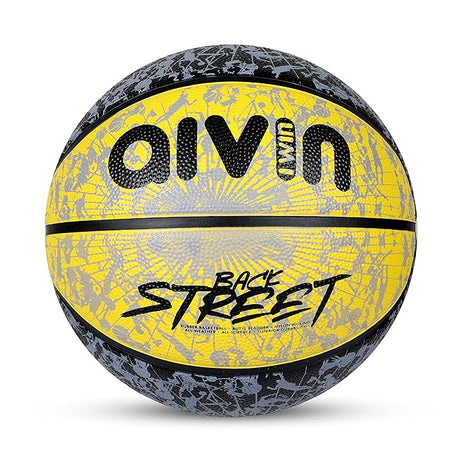 AIVIN Back Street Basketball, Rubberized Moulded Basketball Game, for Match, Training, Outdoor Ball, | Aivin