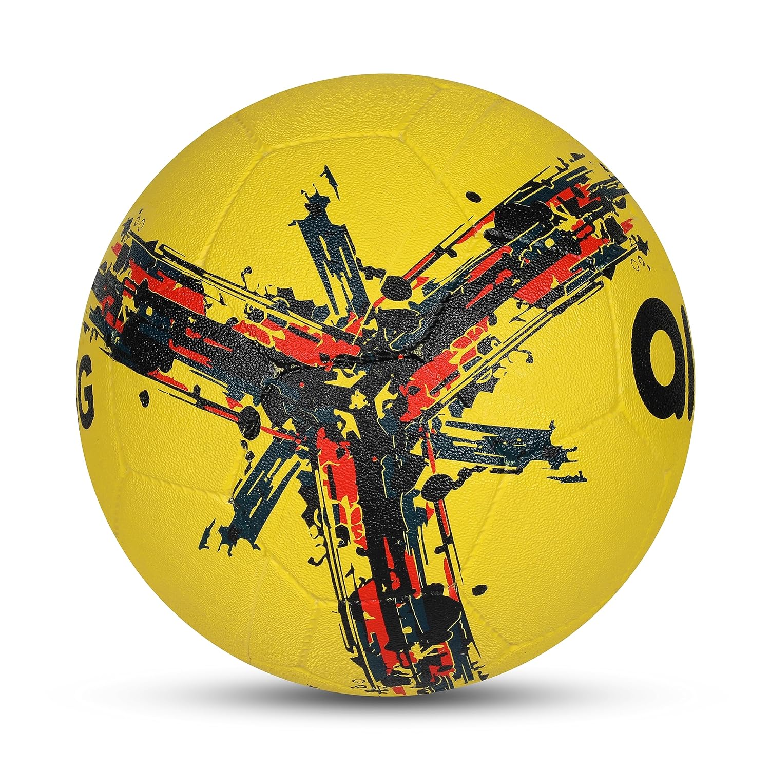 AIVIN Strong Moulded Football Rubberized Moulded/Suitable for Hard Ground Without Grass/Training Ball/Soccer Ball for Men/Women/Football Size -5(Yellow)