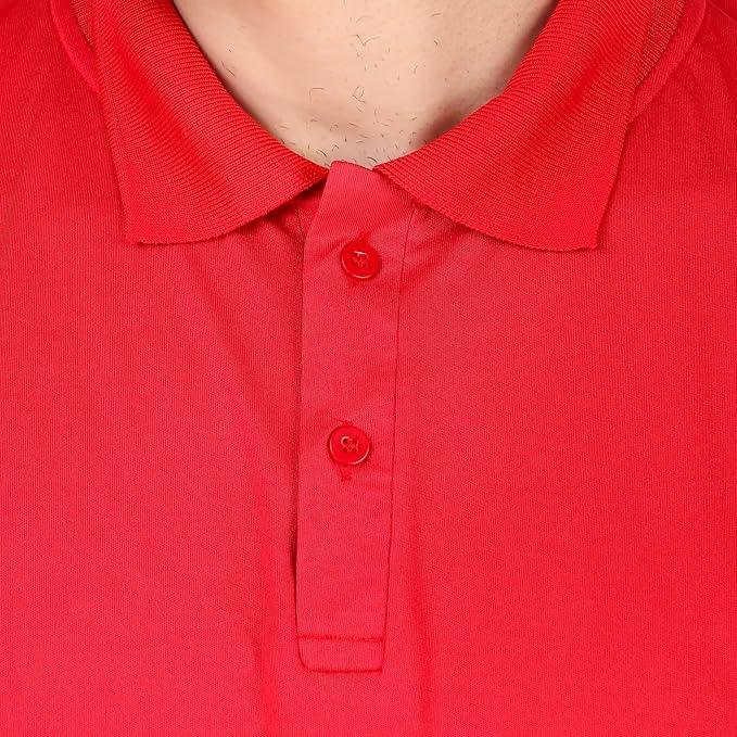 Vector X OMT-247 Men's Solid Sports Polo Coller Neck T- shirt